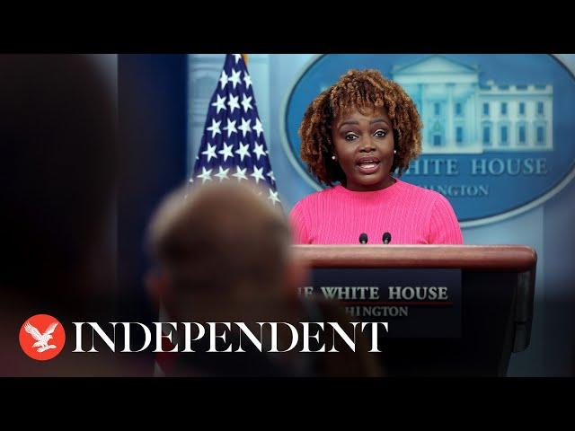 Live: White House Press Secretary Karine Jean-Pierre briefs the media