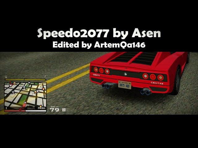 GTA San Andreas Spedo2077 mod (Edited by ArtemQa146)