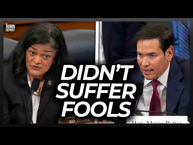 Watch Leftist's Face When Rubio Corrects Her Lie with Facts