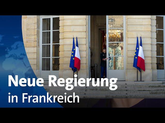 Neue Mitte-Rechts-Regierung in Frankreich ernannt