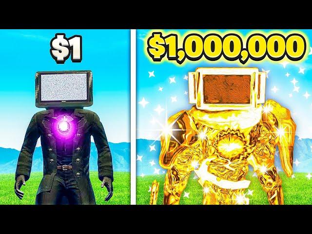 $1 Titan TV Man vs $1,000,000 Titan TV Man