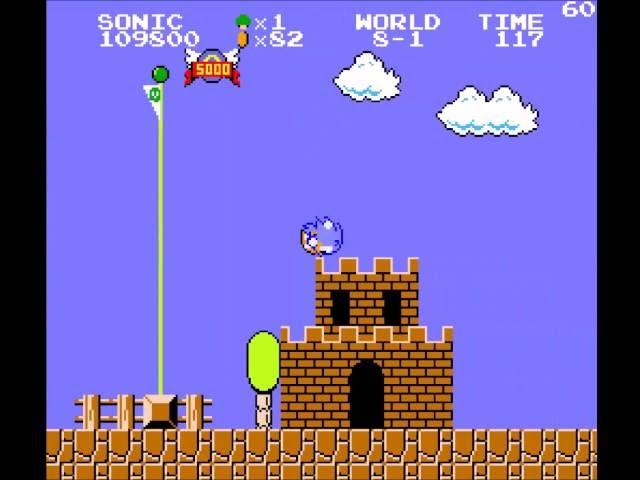 Sonic Boll Classic - Sonic Enters The Mushroom Kingdom!