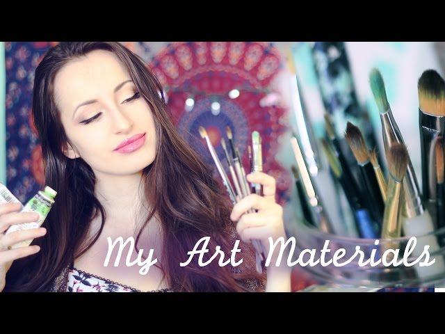 My Art Materials  favorites & essentials