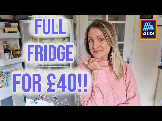 £40 Budget Aldi Grocery Haul & Meal Plan - Family Of 4 Week Of Meals! How I Save Money On Groceries!