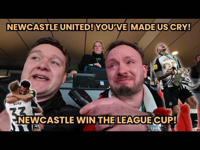 Eddie Howe and Newcastle United, you've made us CRY! Toon fans left STUNNED by Carabao Cup win