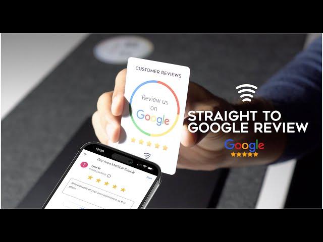 How to make a Google Review Tap Card - Straight to the Review