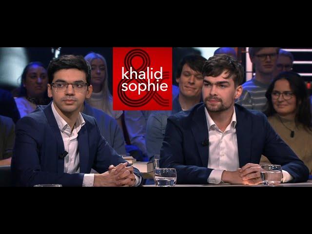 Anish Giri & Jorden van Foreest on Dutch TV after winning Tata Steel Chess 2023.