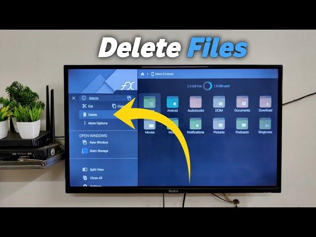 How To DELETE Files From Android TV?