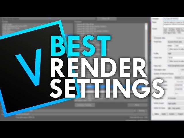 Best & Fastest Sony Vegas Pro 15 Render Settings for 60 FPS