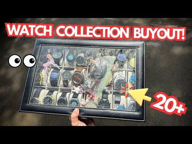 I Bought a BIG Watch Collection and Sealed Video Games at Yard Sales!