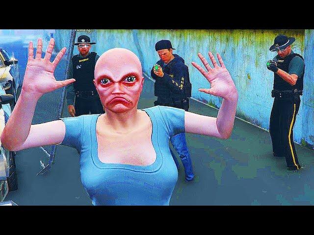 illegal alien shemale VS corrupt cops - GTA 5 RP