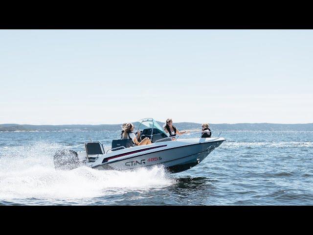 This is Sting 485S - 16 feet centre console boat