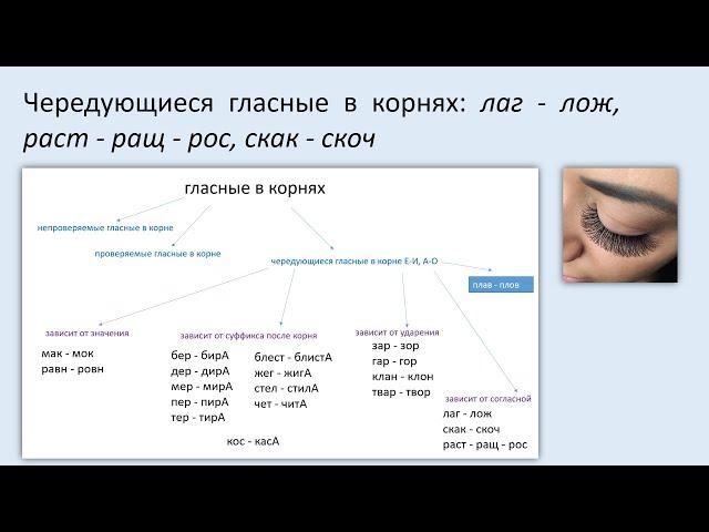 8. Лаг-лож, скак-скоч, раст-ращ-рос чередующиеся гласные: выбор О/А зависит от согласной в корне.