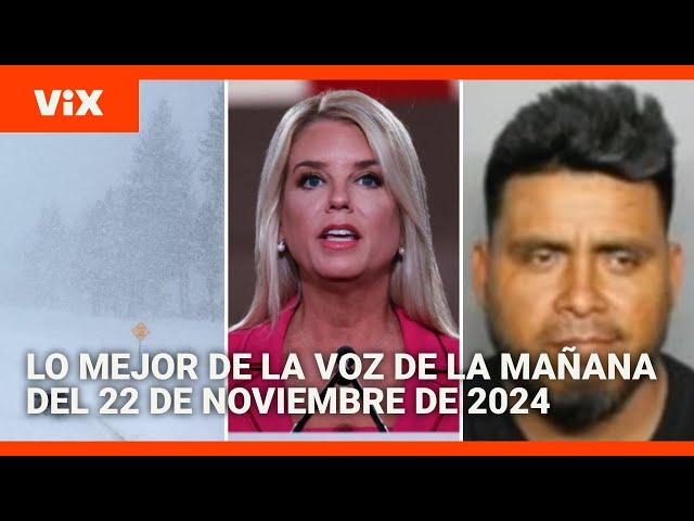 Lo mejor de Noticias Univision de la mañana | viernes 22 de noviembre de 2024