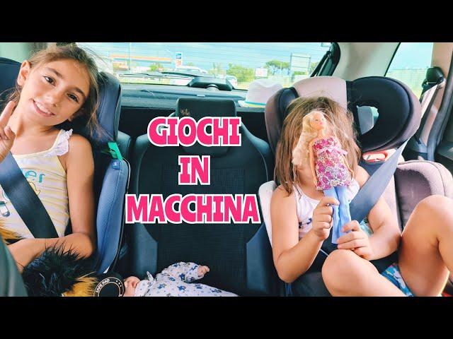 SI PARTE PER LE VACANZE CON SONIA E SARA | *5 ore di macchina | GIOCHI da fare in MACCHINA