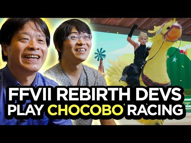 FINAL FANTASY VII REBIRTH Developers Play Chocobo Racing