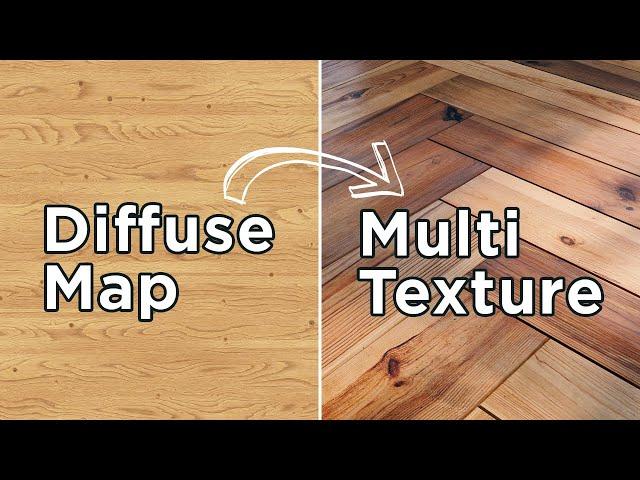 MULTI TEXTURE Map in Photoshop