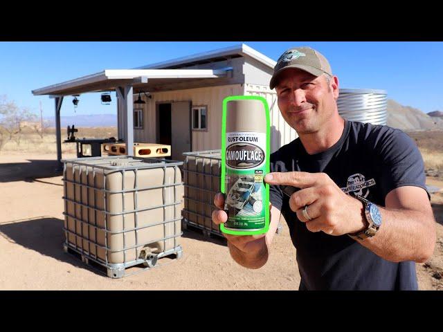 How to Paint an IBC Tote - Rainwater Harvesting DIY