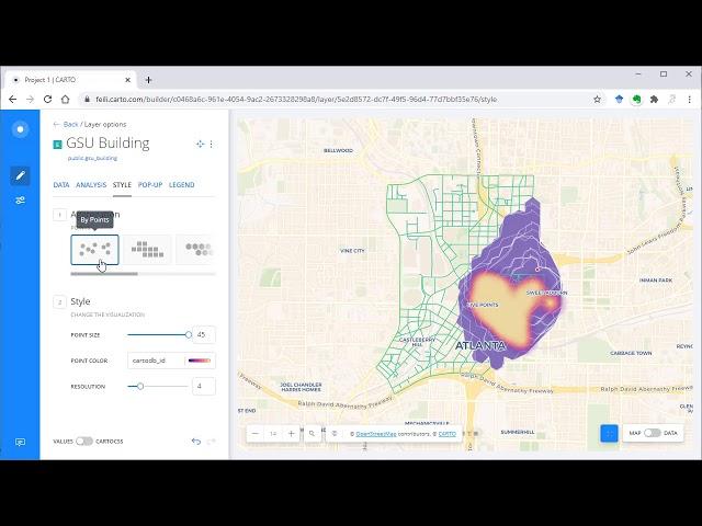 Create a Map in CARTO