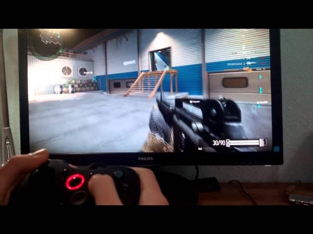 Playing Warface with Xbox 360 gamepad. World of Joysticks Emulator.