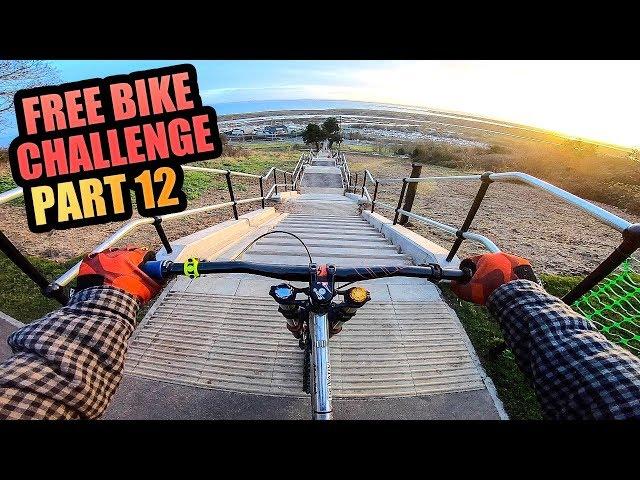 THE FREE BIKE CHALLENGE - PART 12 - URBAN DOWNHILL