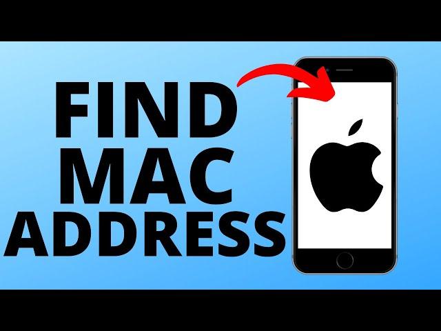 How to Find MAC Address on iPhone