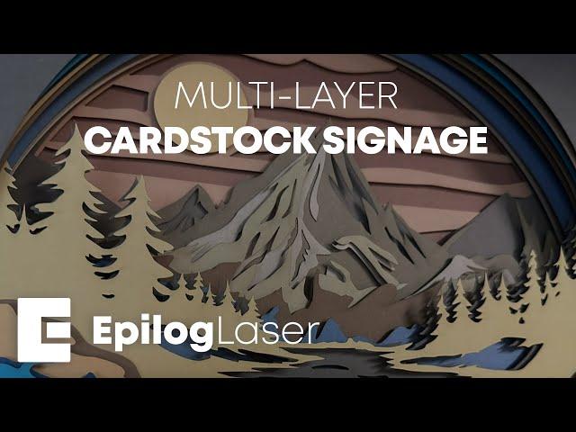 Unlock Your Creativity: Laser Techniques for Multi-Layer Cardstock Signs