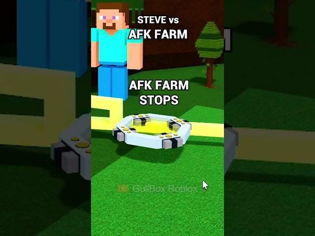 STEVE vs AFK FARM Build a Boat for Treasure #buildaboatfortreasure #buildaboat