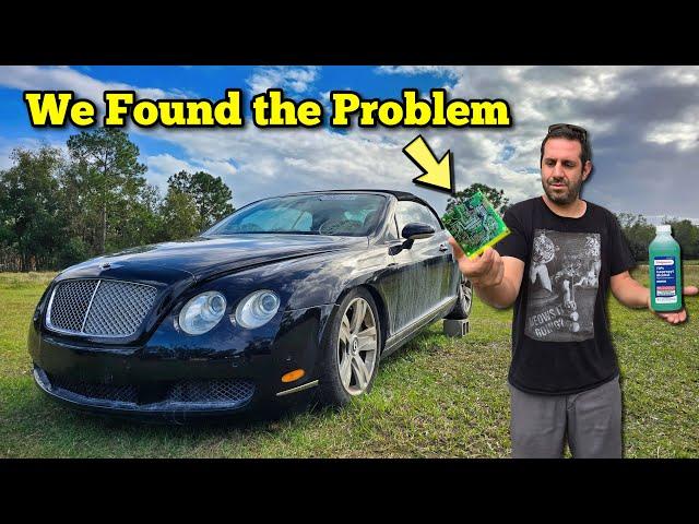 Can we Start my Flood Totaled Bentley Coupe with this Simple Trick?