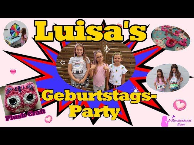 Meine Geburtagsparty | Plush Craft Cat