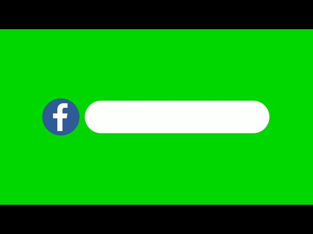 Facebook green screen | logo | fb | no copyright | copyright free | animation | for youtube videos |