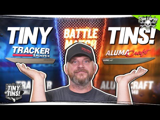 TINY TINS! TRACKER GRIZZLY 1648 VS ALUMACRAFT MV1648 (WHO WINS?)