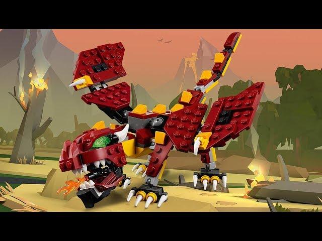 Build a Dragon, Spider or Troll with LEGO® Creator 3in1 Mythical Creatures!