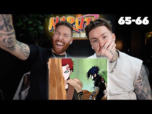 SASUKE VS GAARA! | His First Time Watching Naruto! | Episode 65 & 66 Reaction