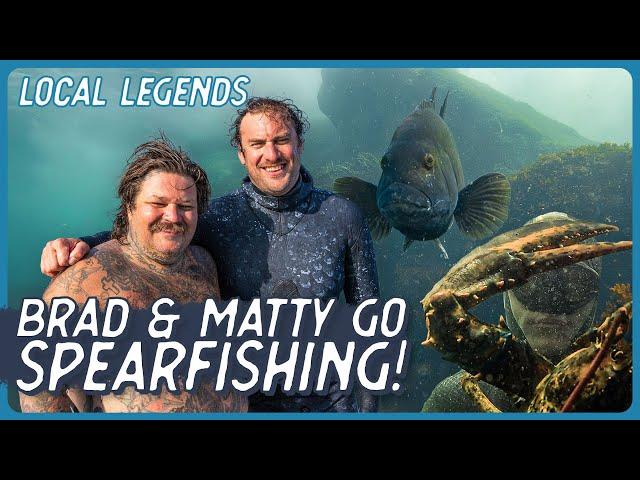 Brad & Matty Matheson (The Bear) Go Spearfishing! | Local Legends | Brad Leone