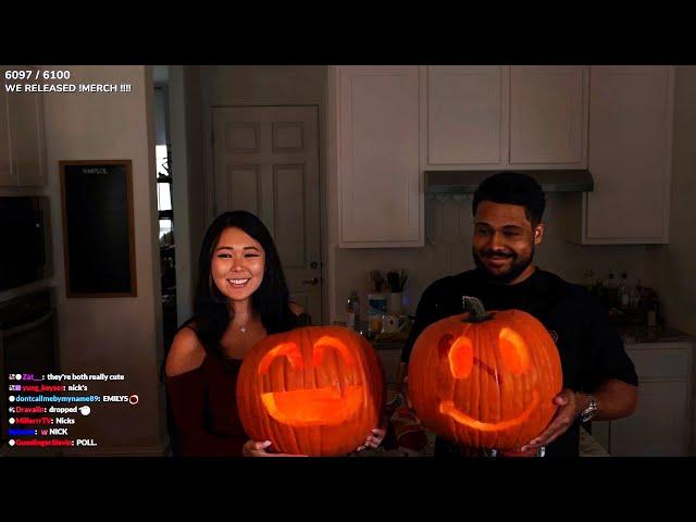 [Oct 20th, 2024] PUMPKIN CARVING W/ @NMPLOL  WHO MAKES THE CUTER PUMPKIN  BUYING THE STUFF FIRST 