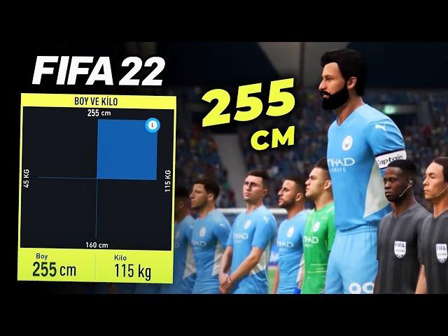 2 METRE 55 SANTİM!! FIFA TARİHİNİN EN UZUN FUTBOLCUSU OLMAK! // FIFA 22 OYUNCU KARİYERİ