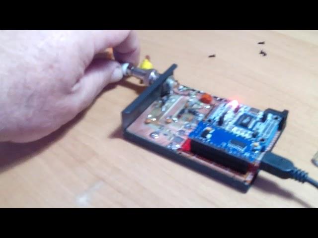 Простейший антенный анализатор Arduino + AD9850 DDS module