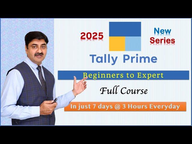 Tally Prime full course in Hindi 2025 | with Inventory and GST for Beginners