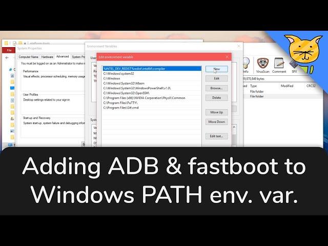 How to setup ADB & fastboot to be used anywhere on Windows