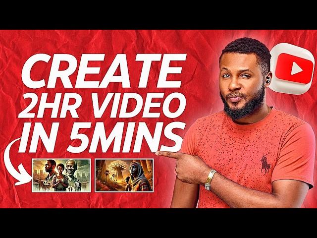 How to Create a 2-Hour Long African Folktale Video in 5 Minutes for Your YouTube Channel Livestream