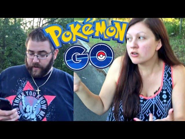 EMBARRASSING HUSBAND CATCHES POKEMON ON NASTY NEIGHBORS PORCH PLAYING POKEMON GO!