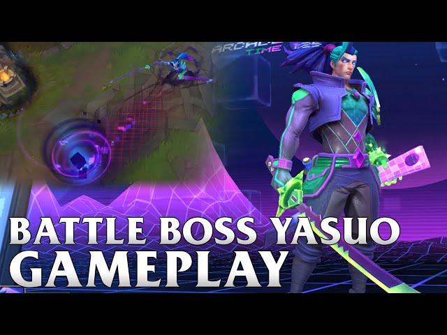 Battle Boss Yasuo Gameplay - WILD RIFT