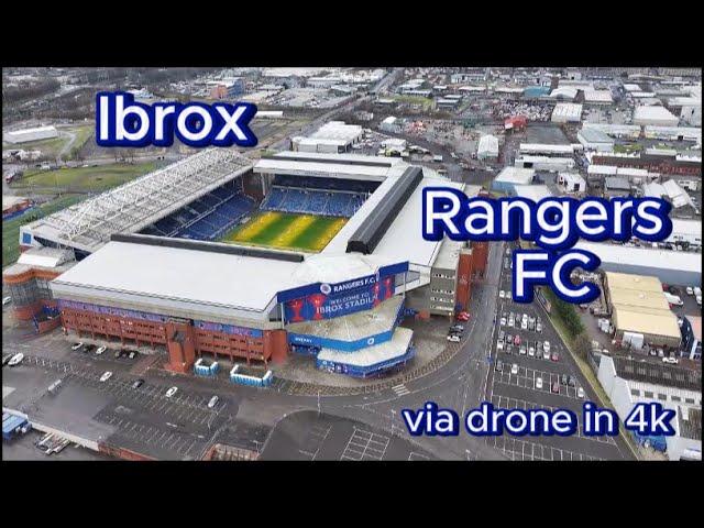 Ibrox Rangers Fc, 4k drone footage , Glasgow Rangers #djidrone