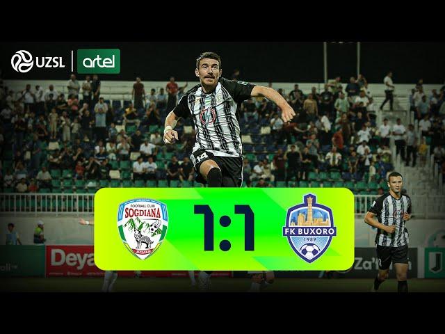 Superliga 11-tur. So‘g‘diyona - Buxoro bahsida kiritilgan gollar va xavfli vaziyatlar (Highlights)