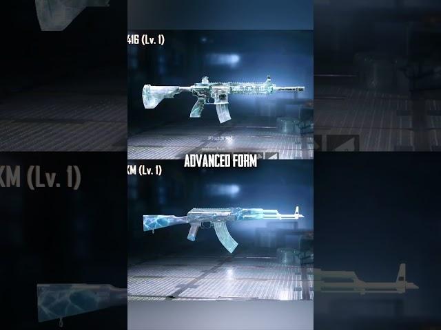 M416 GlacierAKM GlacierComparison#shorts #bgmi #pubgmobile