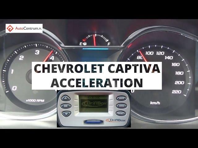 Chevrolet Captiva 2.2D 184 PS - acceleration 0-100 km/h