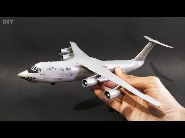 DIY ILYUSHIN IL-76 - Making aircraft with paper and cardboard