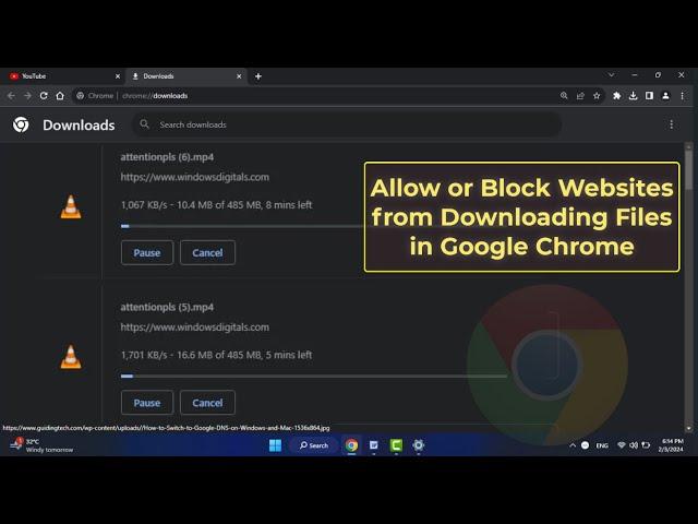 How to Allow or Block Multiple Downloads in Google Chrome New Update