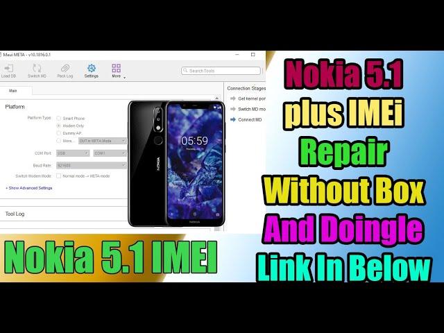 NOKIA 5.1 plus| ALL MTK PHONES Null Or 0000 IMEI REPAIR| NO DA NO BOX